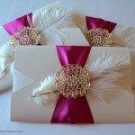 Royale Amethyst on Black Bridal Bliss (feathers)