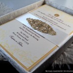 Royale Amethyst on Black Bridal Bliss (gold)
