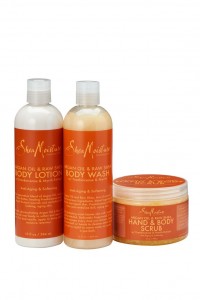 ARGAN OIL & RAW SHEA BUTTER BATH AND BODY TRIO