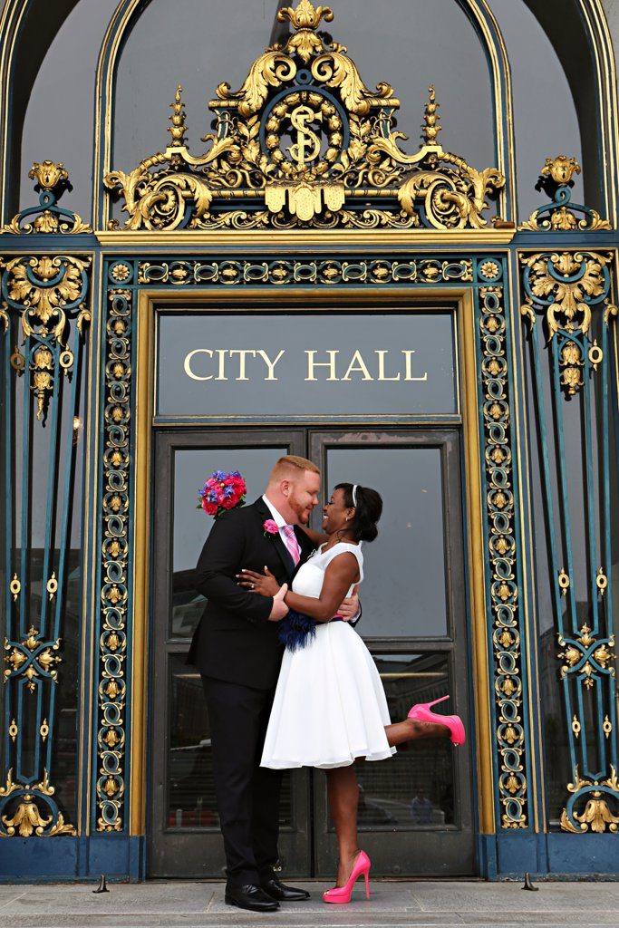 San-Fran-City-Hall-Wedding-BlackBridalBliss