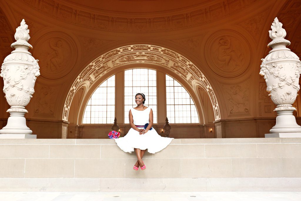 San-Fran-City-Hall-Wedding-BlackBridalBliss.2