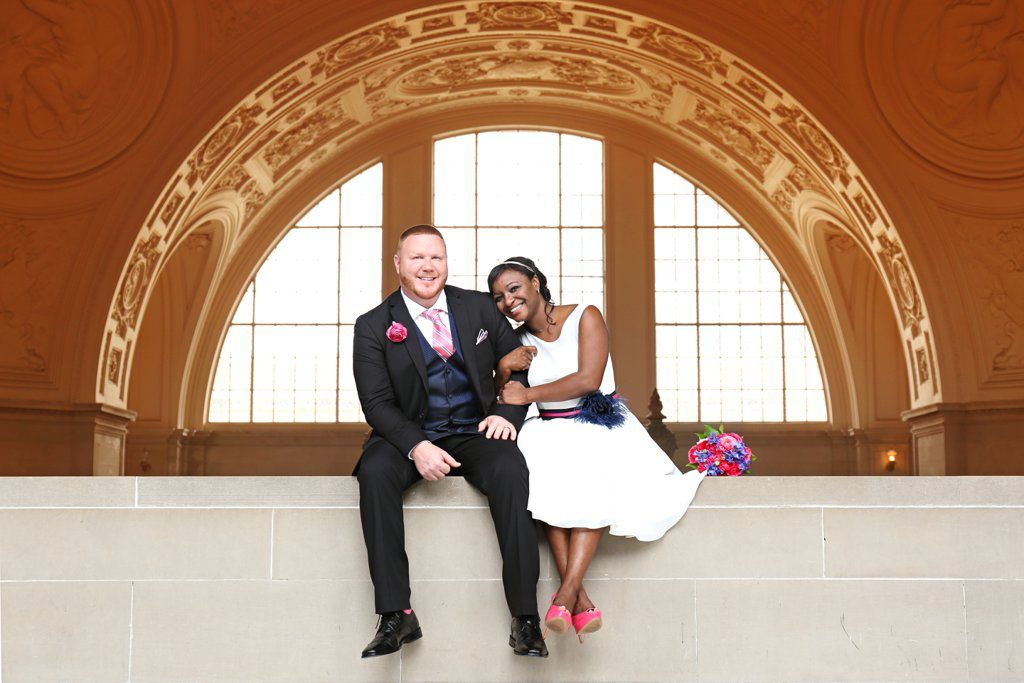 San-Fran-City-Hall-Wedding-BlackBridalBliss3